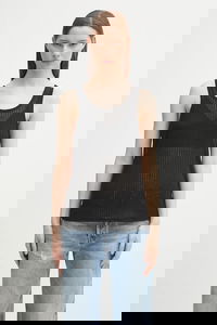 eugene Sheer Ribbed Tank Top