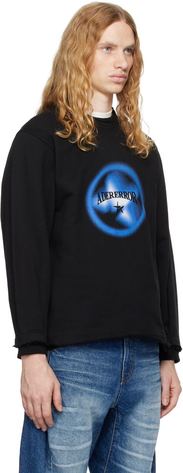 Pulover ADER ERROR Black Graphic Sweatshirt Črna | BN01FWSW0102BK, 1