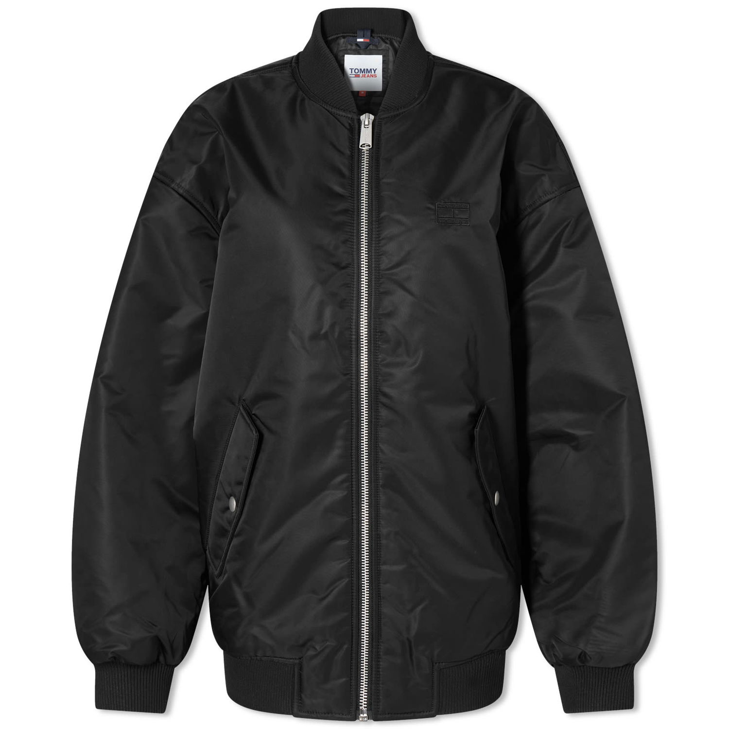 Bomber jakna Tommy Hilfiger Oversize Bomber Jacket Črna | DW0DW16563BDS, 0
