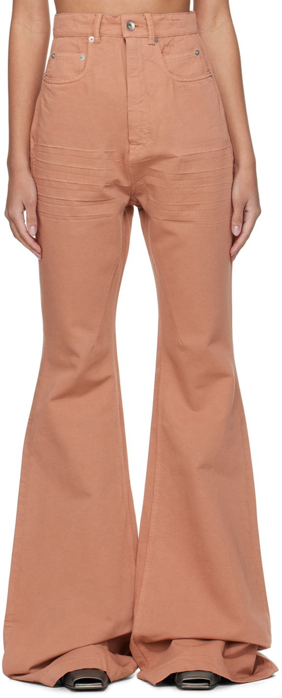 Kavbojke Rick Owens Rick Owens DRKSHDW Bolan Flare Jeans Oranžna | DS01D1311 CB