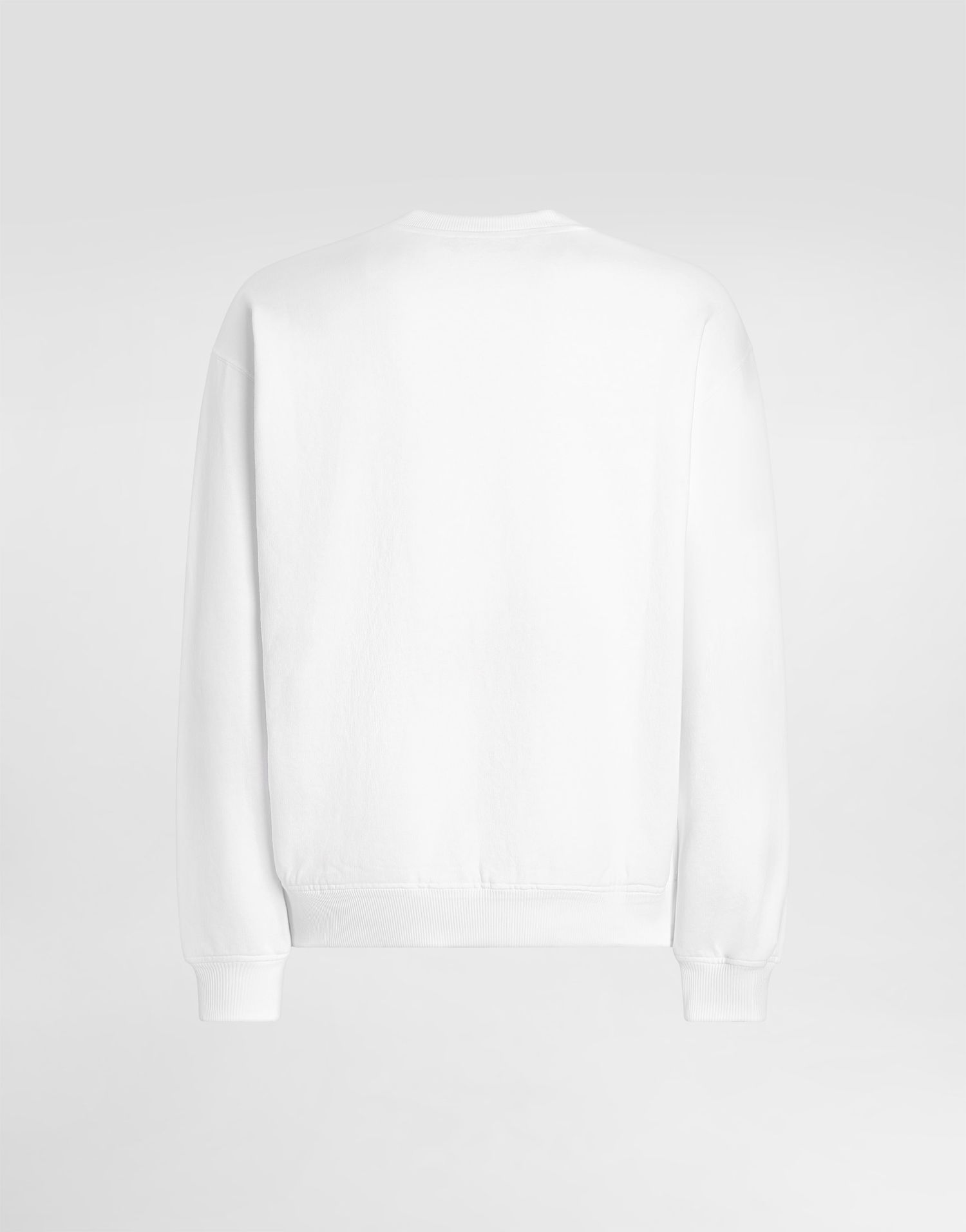Pulover Dolce & Gabbana Sweatshirt With Print And Embroidery Bela | G9AHSZG7PBFW0800, 1