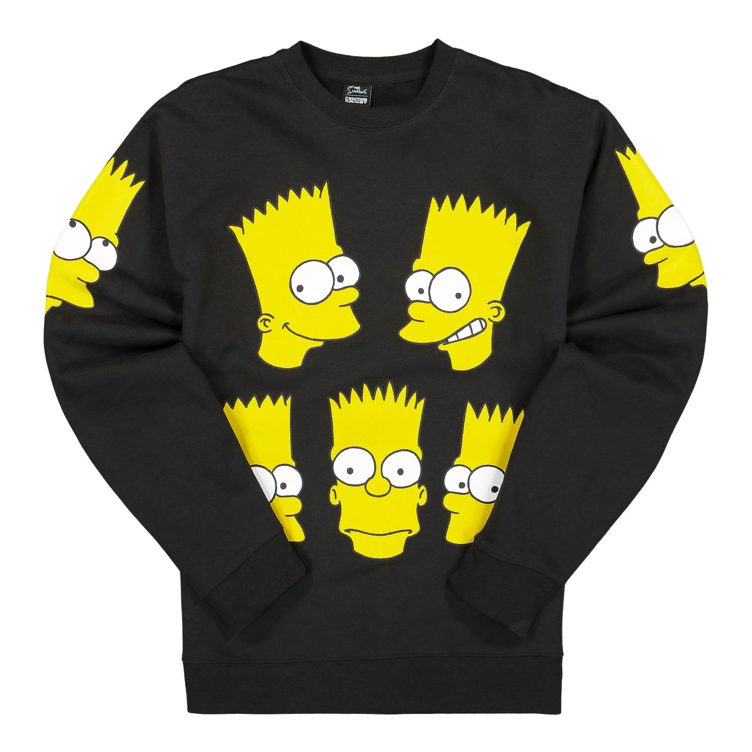 Pulover MARKET The Simpsons X Chinatown Classic Bart Crewneck Sweatshirt Črna | CTM1960083/0001, 1