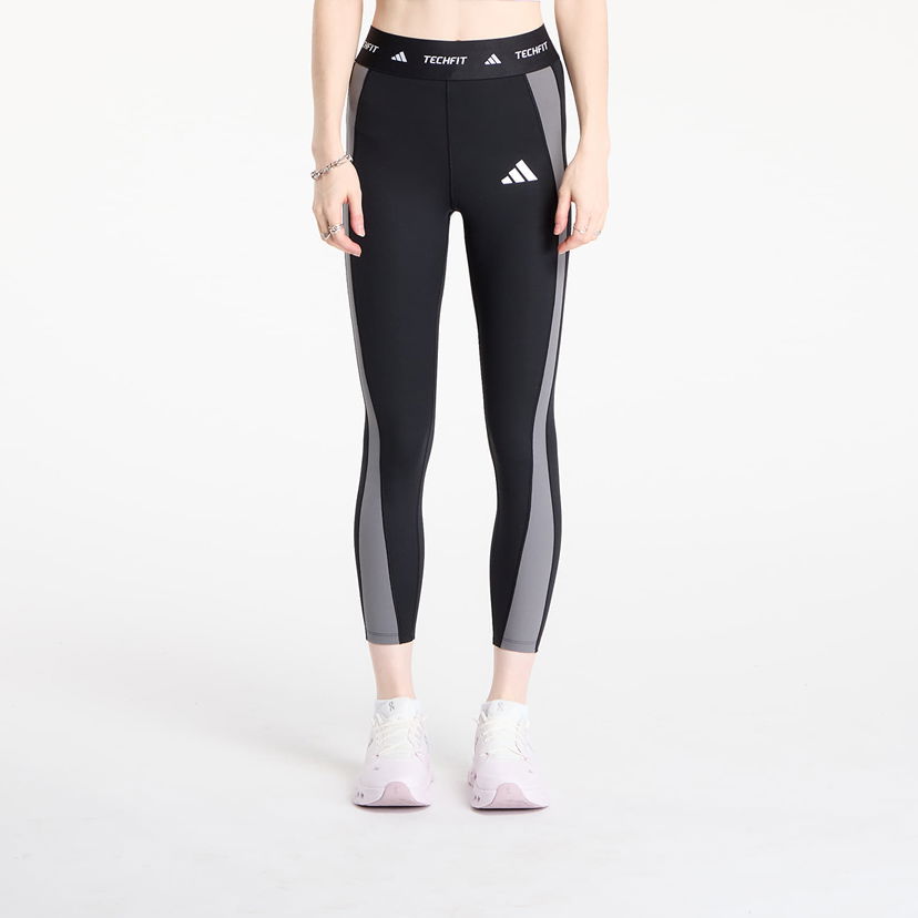 Pajkice adidas Performance Techfit Colorblock 7/8 Leggings Črna | JE3652