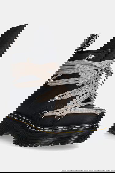 Superge in čevlji Rick Owens Rick Owens DRKSHDW x Dr. Martens 1460 Quad Sole Megalace® Boot Črna | DW02E6812.8001, 0