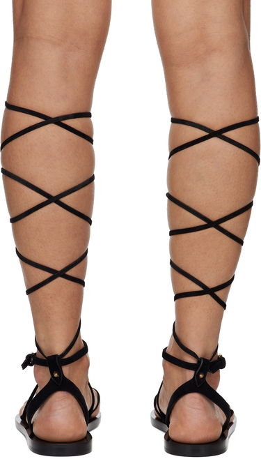 Superge in čevlji ISABEL MARANT Isabel Marant Azzi Suede Gladiator Sandals Črna | SD0254FA-C2A03S, 1