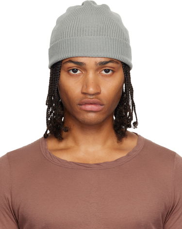 Beanie Rick Owens Rick Owens Concordians Ribbed Beanie Siva | RU02E1495 RIBM, 0