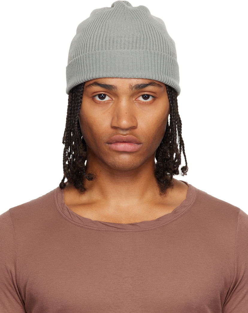 Beanie Rick Owens Rick Owens Concordians Ribbed Beanie Siva | RU02E1495 RIBM