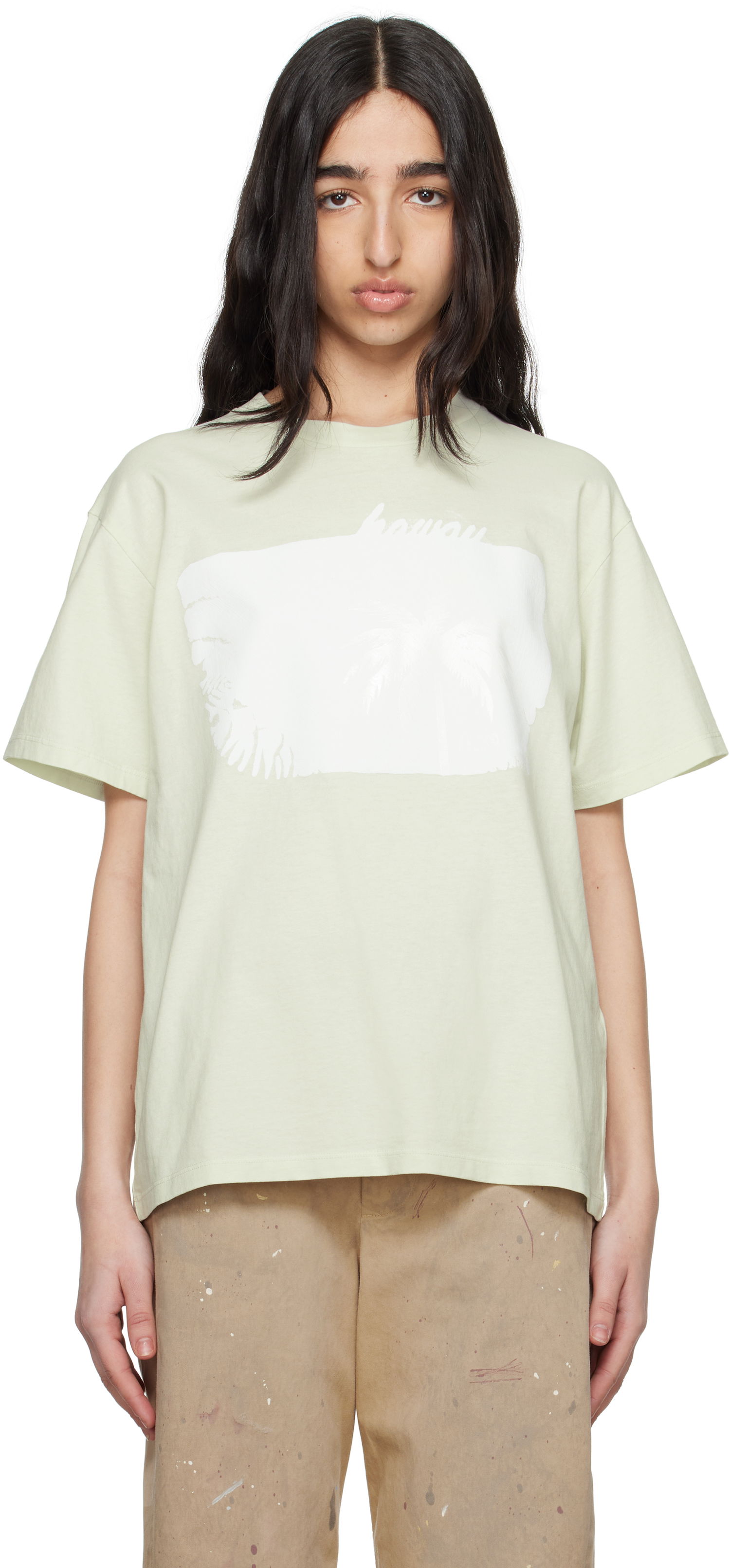Majica Maison Margiela MM6 Maison Margiela Heavy Cotton Jersey T-Shirt Zelena | S62GD0204 M20108, 0
