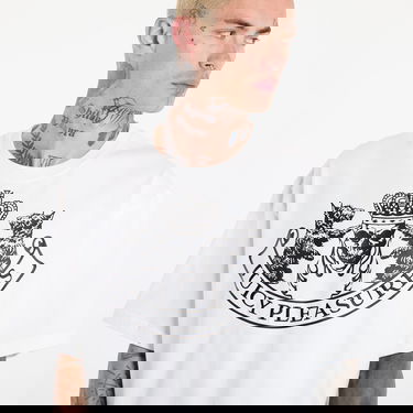 Majica Pleasures PLEASURES Skull Crest Heavyweight T-Shirt Bela | P25JC009-WHITE, 4