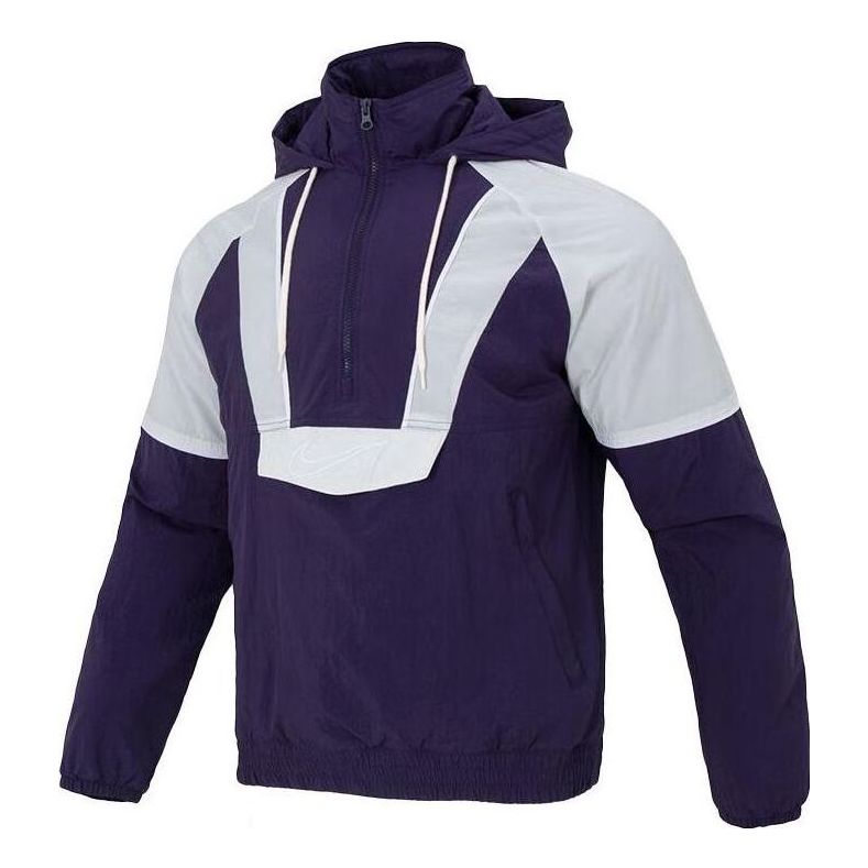 Vetrovka Nike Woven Basketball Jacket Lila | FB7114-555