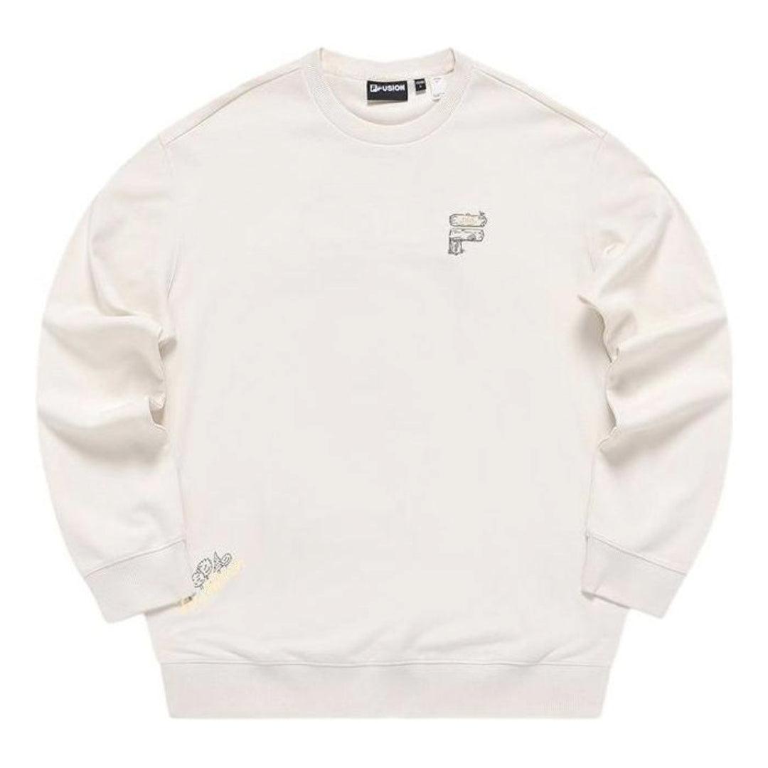 Pulover FILA FUSION Fob Graphic Sweatshirt Bela | T11U333206F-BG, 0
