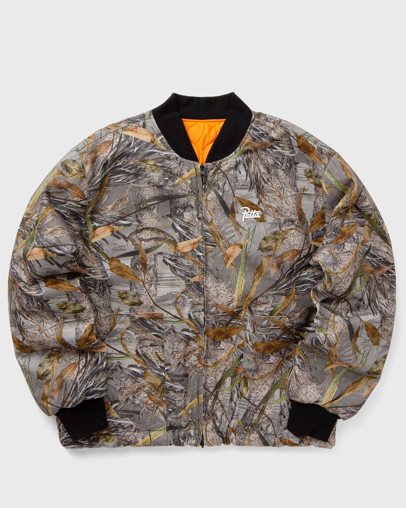 Bomber jakna Patta Nature Print Reversible Canvas Bomber Jacket Bež | POC-AW24-4000-348-0015-160