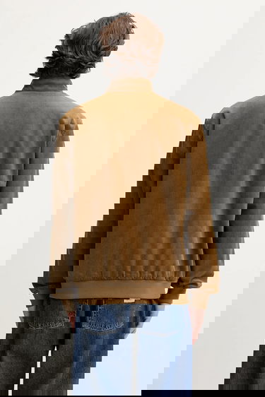 Jakna Fred Perry Fred Perry Corduroy Harrington Jacket Rjava | J8546, 2