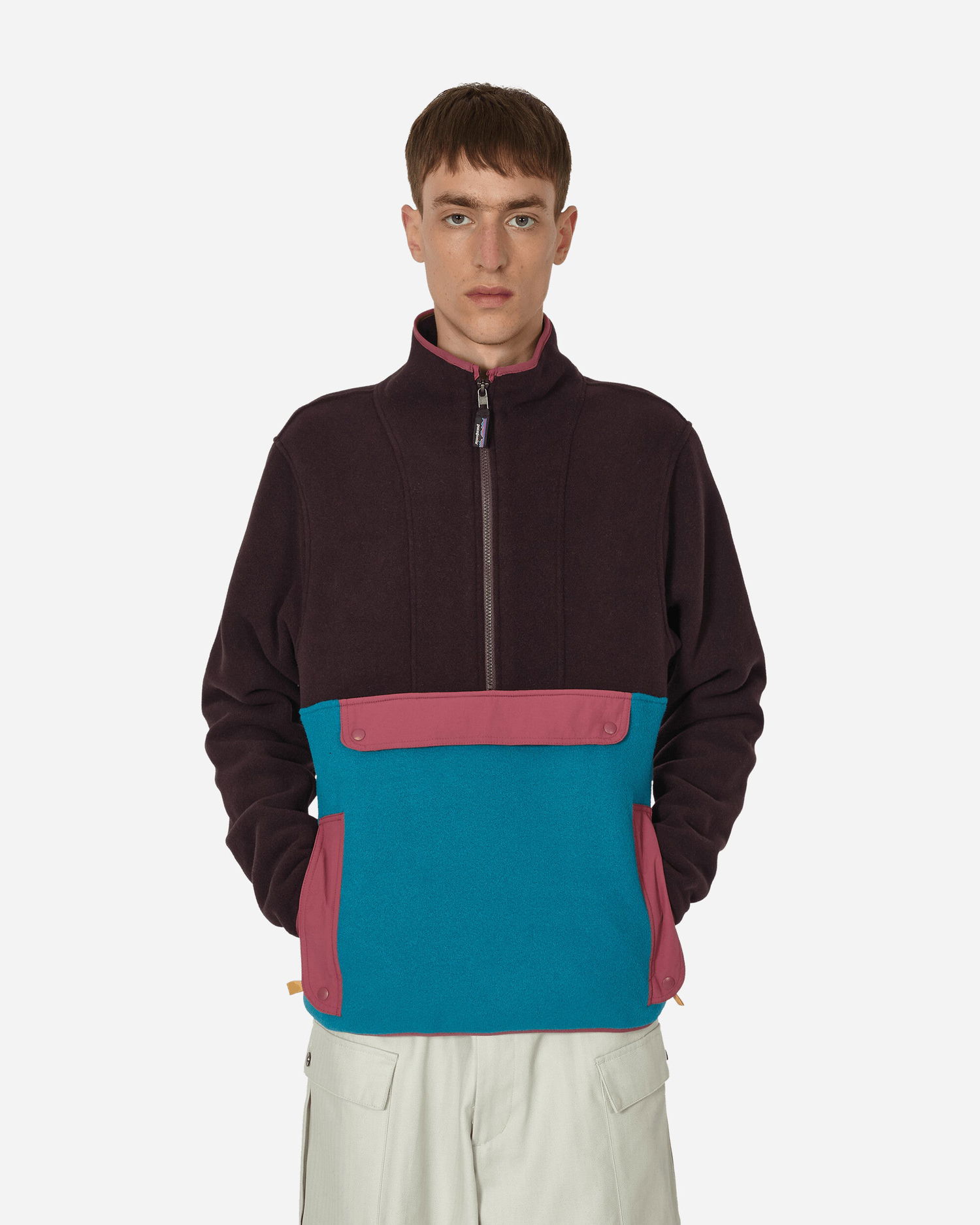 Pulover Patagonia Synch Fleece Anorak Večbarvna | 22980 BLYB, 1