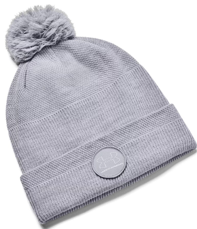 Beanie Under Armour Under Armour UA Driver Pom Beanie Siva | 1373107-035, 0