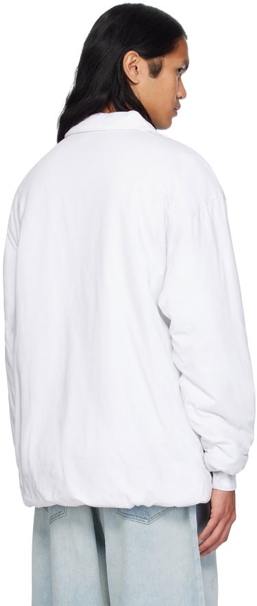 Polo majica We11done Padded Logo Polo Bela | WD-TT2-24-739-U-WH, 2