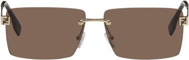 Sončna očala FENDI Sky Rectangular Rimless Sunglasses Rjava | FE40165UM6032E 840126860023, 0