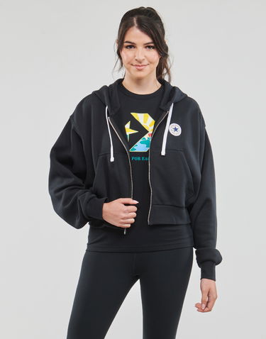 Pulover Converse Retro Chuck Hoodie Črna | 10025888-A01, 1