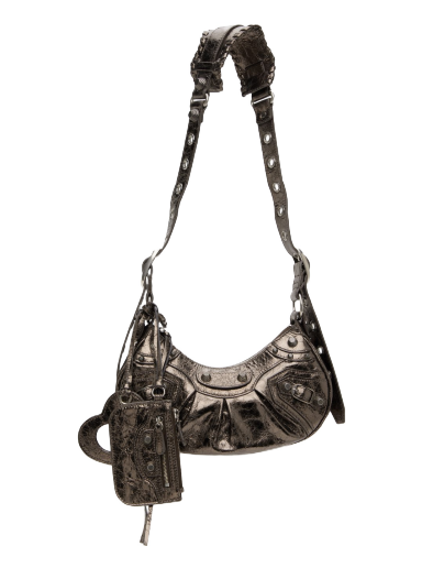 Torba za čez ramo Balenciaga XS 'Le Cagole' Bag Siva | 671309 0GT3Y