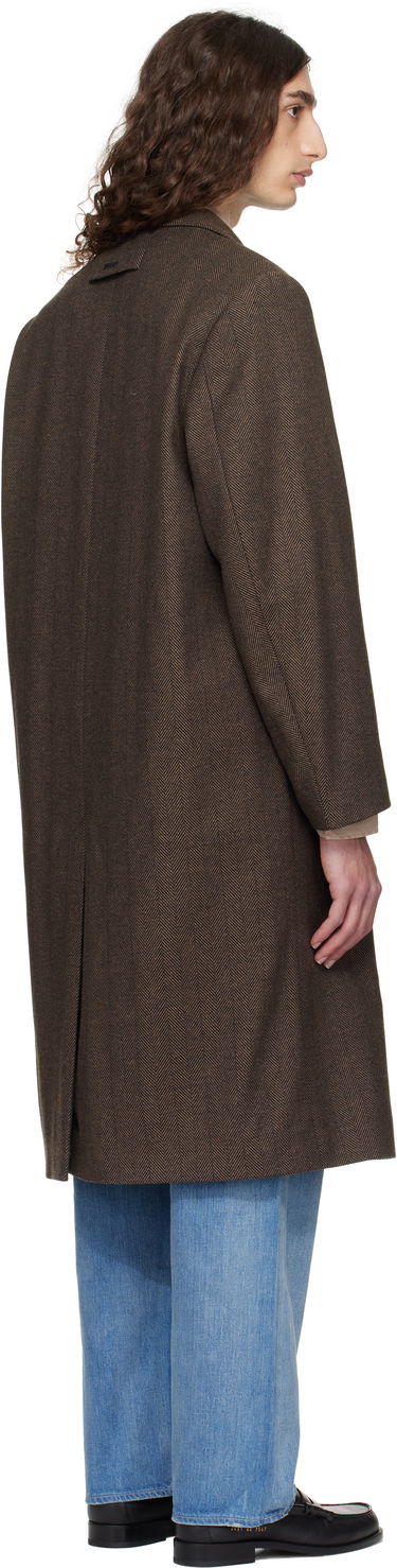 Plašči BOSS Hugo Regular Fit Concealed Closure Coat Rjava | 50542695, 2