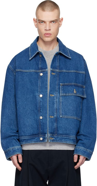Jakna Studio Nicholson Studio Nicholson Petar Denim Jacket Modra | PETAR SNM-1079, 0