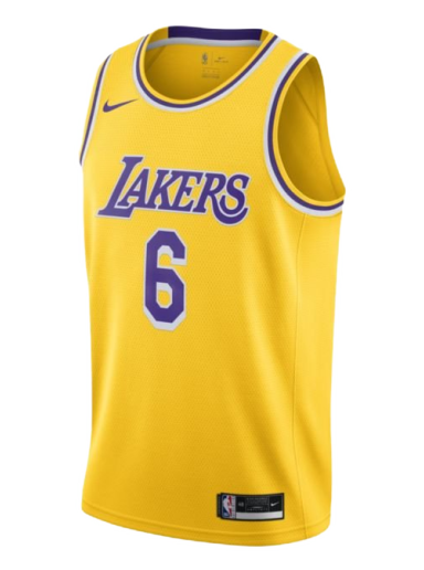 Dres Nike Lakers Icon Edition 2020 NBA Swingman Rumena | CW3669-738