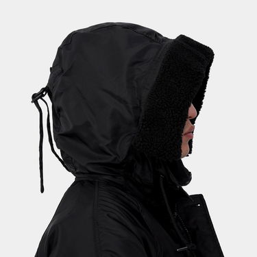 Parka Carhartt WIP Hooded Parka with Faux-Fur Lining Črna | I033929_9, 4