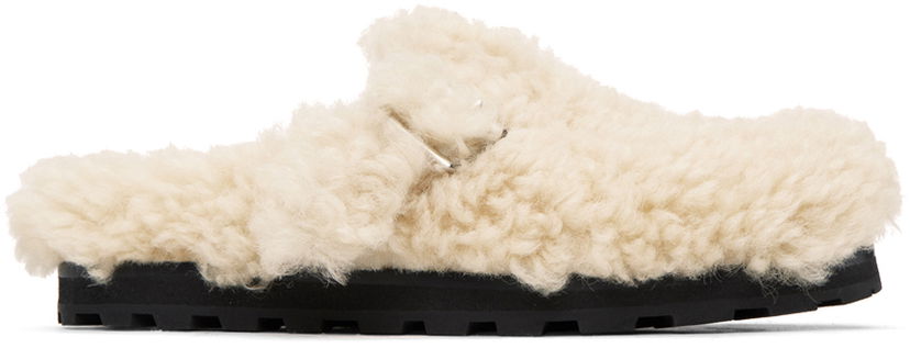 Oblačila Jil Sander Off-White Single Buckle Loafers Bež | J44WP0007_P6057