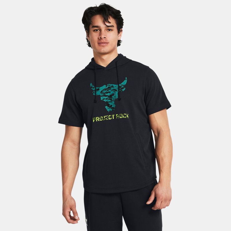 Majica Under Armour Project Rock Payoff Terry Kurzarm Črna | 1383227-001