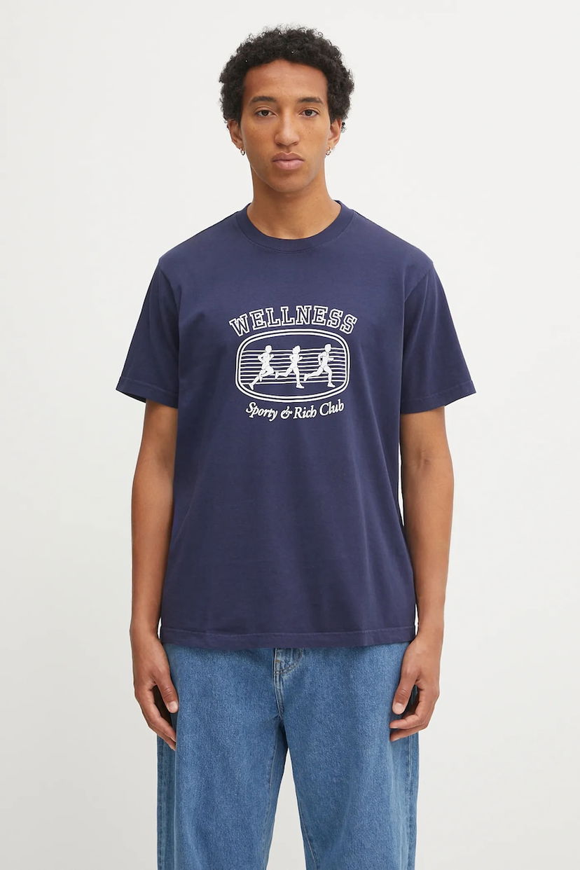 Majica Sporty & Rich Sporty & Rich Wellness T-Shirt Mornarica | TO043620126BL106