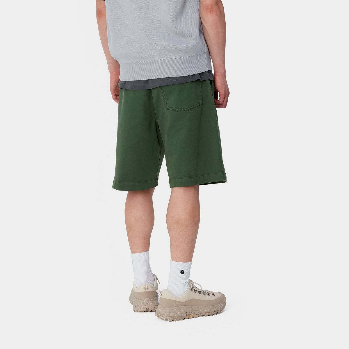 Kratke hlače Carhartt WIP Garment Dyed Relaxed Fit Shorts Zelena | I033587_9, 1