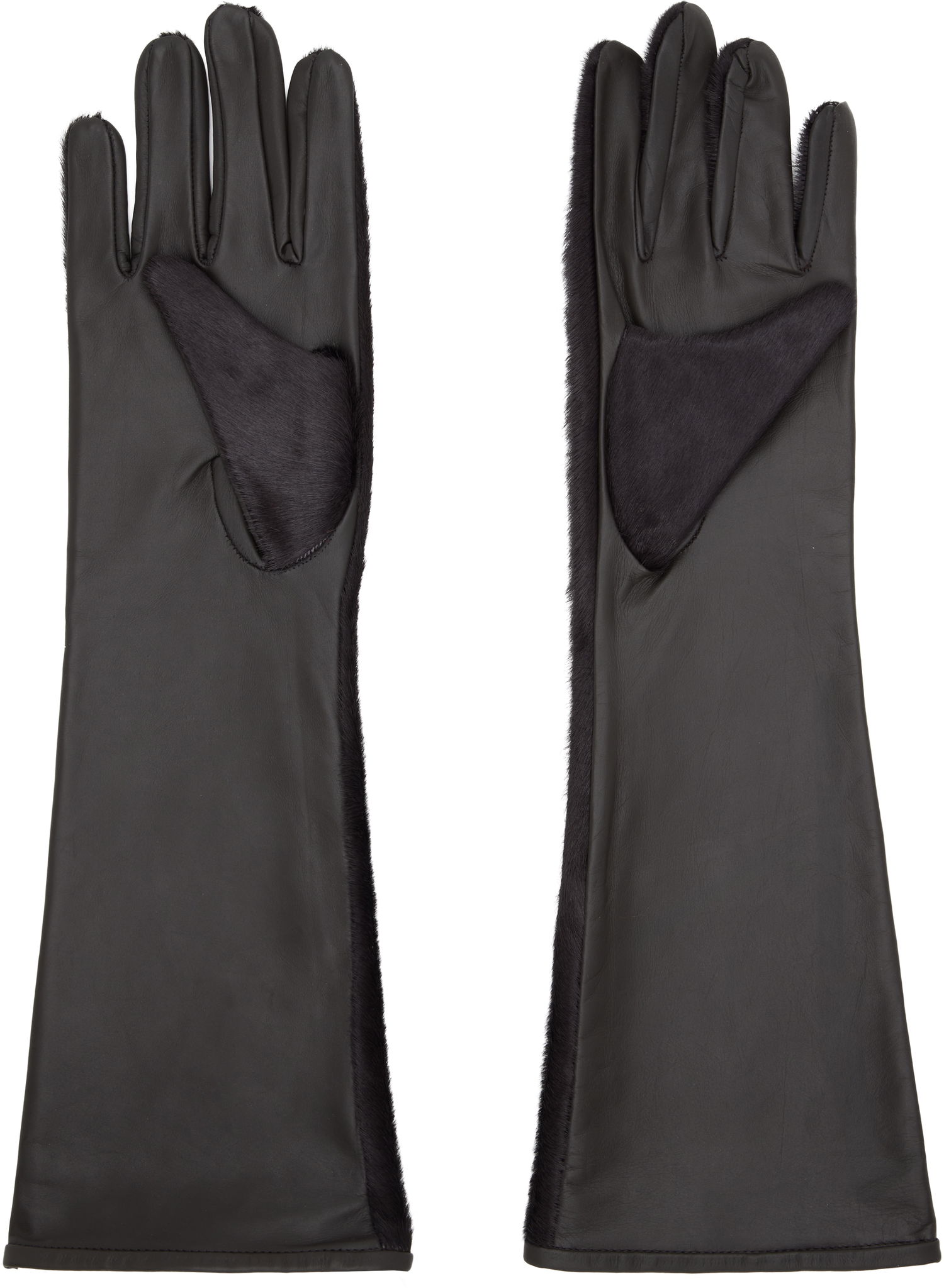 Rokavice Loulou de Saison Loulou de Saison Edna Calfskin Gloves Črna | EDNA, 1