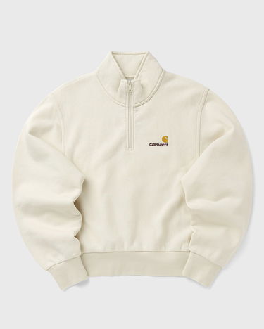 Pulover Carhartt WIP American Script High Neck Quarter-Zip Sweatshirt Bež | I033827-05.XX, 1