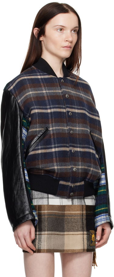Bomber jakna Marine Serre Regenerated Tartan Bomber Jacket Večbarvna | UJA062A UWOV0047, 1
