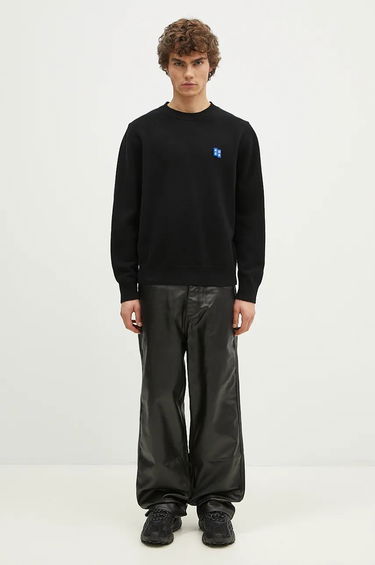 Pleteni pulover ADER ERROR Black Wool Sweater With Logo Patch Črna | BMSGFYKT0101BK, 4