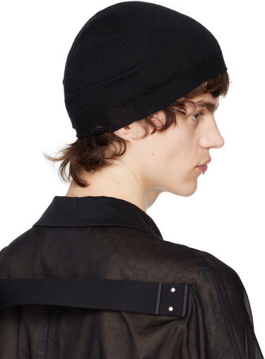 Beanie Rick Owens Rick Owens Hollywood Cashmere Beanie Črna | RU01E5495 WS, 2