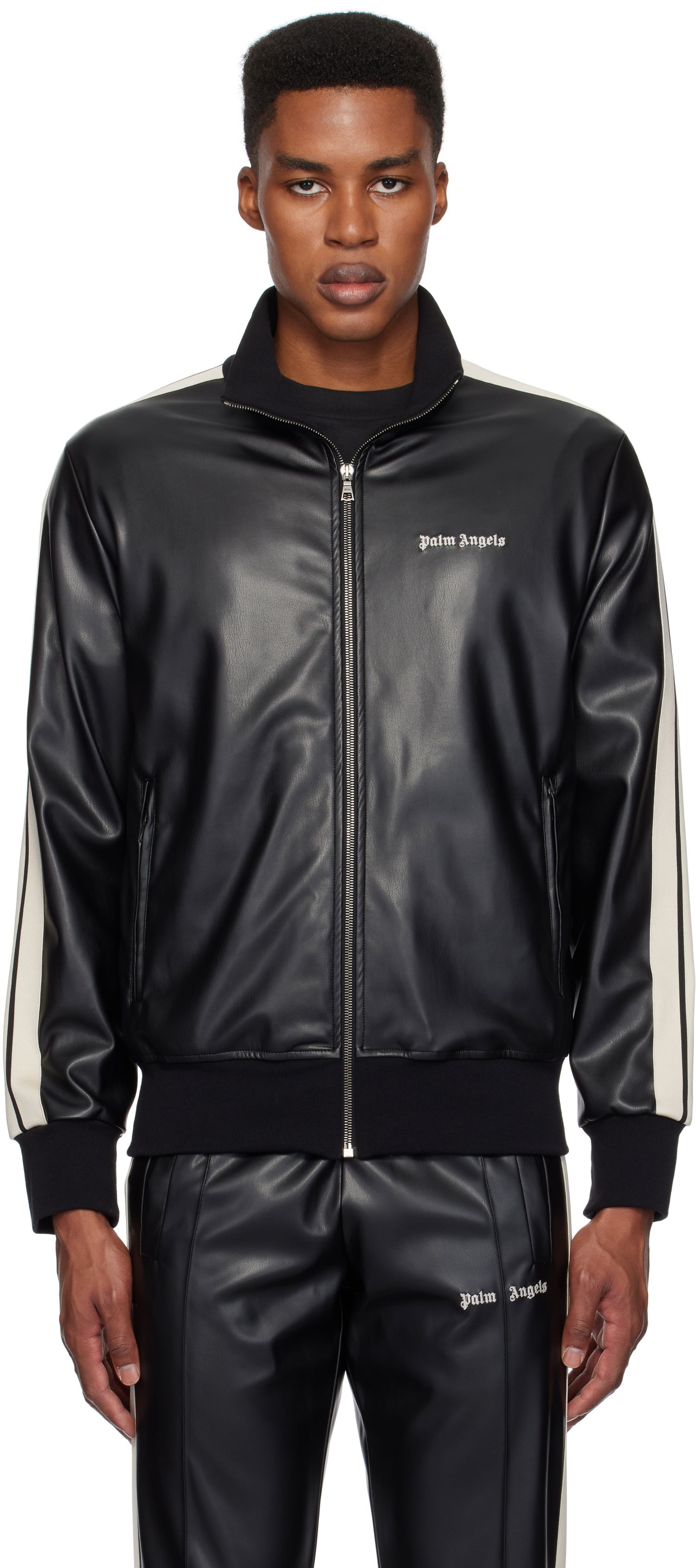 Jakna Palm Angels Track Jacket With Logo Črna | PMBD058F24FAB0021003, 0