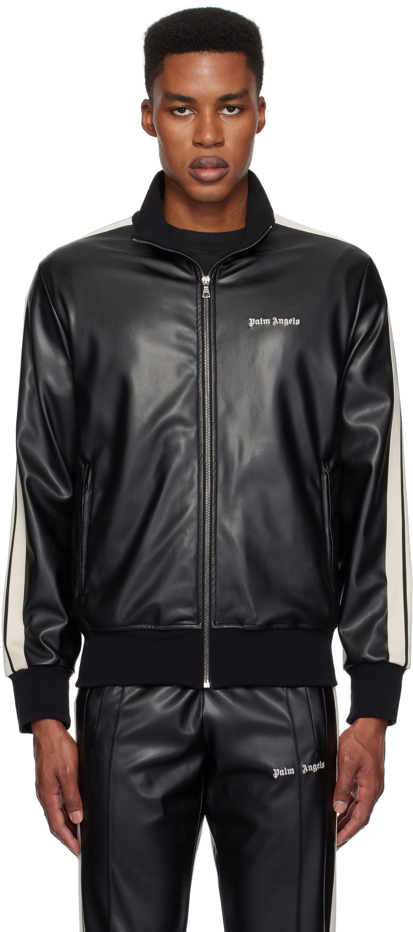 Jakna Palm Angels Track Jacket With Logo Črna | PMBD058F24FAB0021003