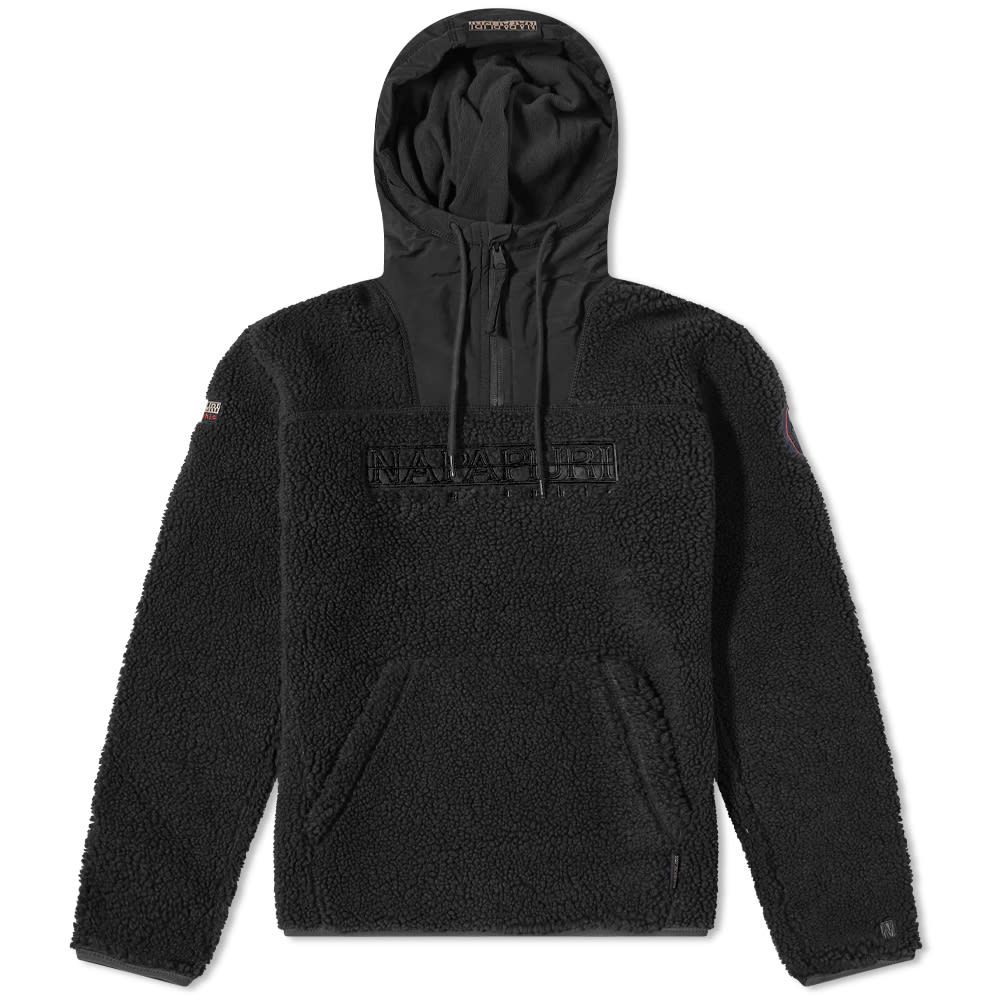 Pulover Napapijri Teide Popover Fleece Hoody Črna | NP0A4FKX0-411, 0