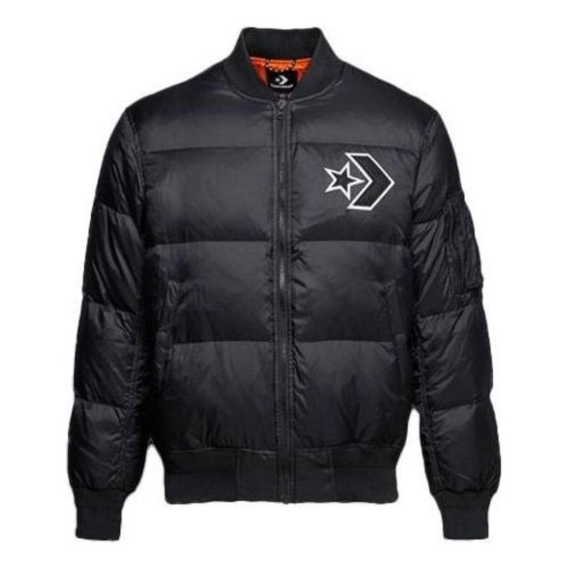 Bomber jakna Converse Star Chevron Down Jacket Črna | 10006883-A01