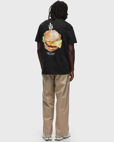 Majica OBEY Visual Food For Your Mind Črna | 165263749-BLK, 2