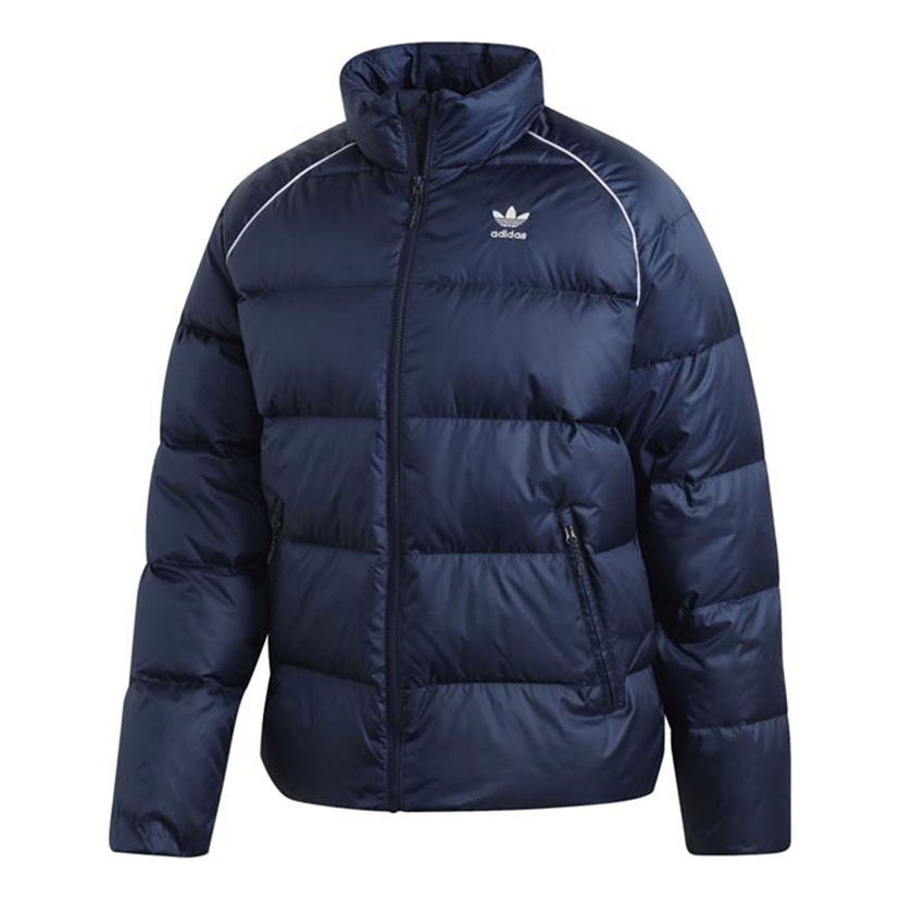 Puhovka adidas Originals Adicolor Padded Puffer Jacket Mornarica | ED5838