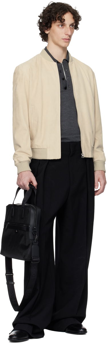 Kovček BOSS Recycled Nylon Briefcase Črna | 50536181, 3