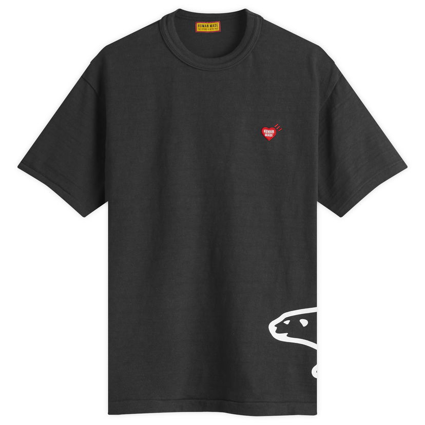 Majica Human Made Side Polar Bear Graphic Tee, Size Large Črna | HM29TE004-BLK