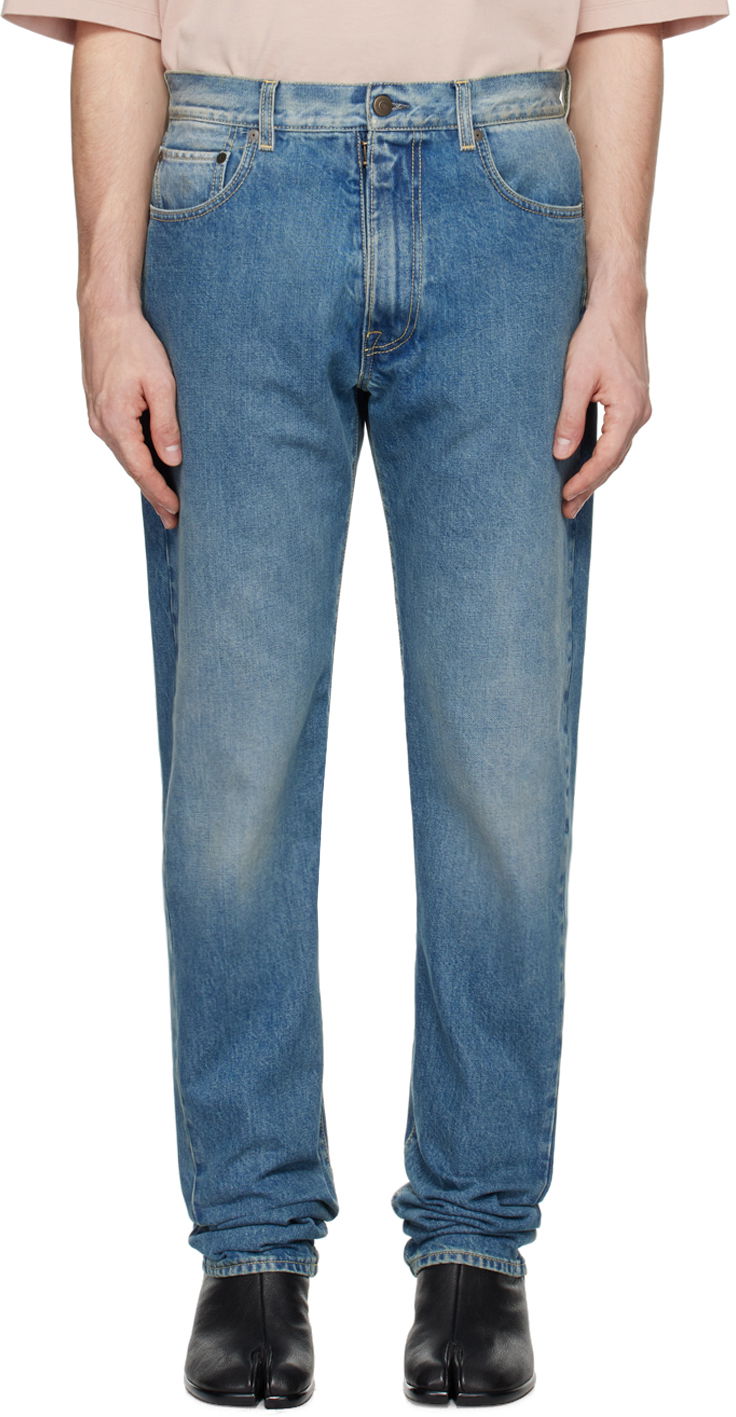 Kavbojke Maison Margiela Turn-Up Jeans Modra | S50LA0232 S30561