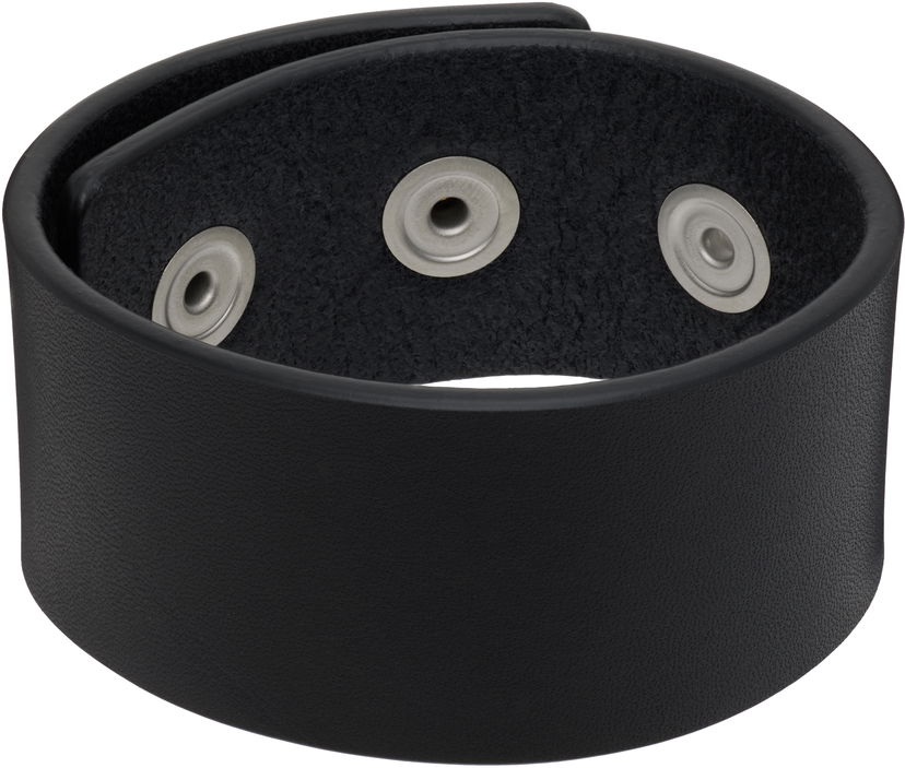 Zapestnica Rick Owens Rick Owens Anthem Cuff Bracelet Črna | RA02E0701 LGE