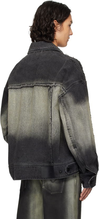 Jakna Feng Chen Wang Feng Chen Wang Gradient Denim Jacket Siva | FUS19JK03, 2