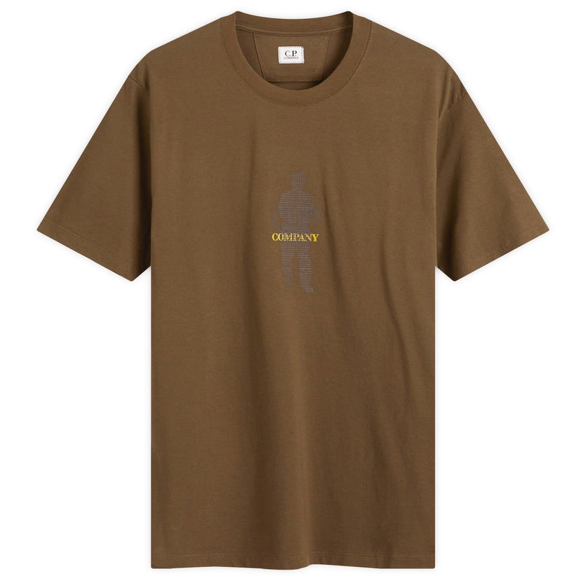 Majica C.P. Company C.P. Company 30/1 Sailor Graphic T-Shirt, Size Medium Rjava | CMTS164A-006586W-683