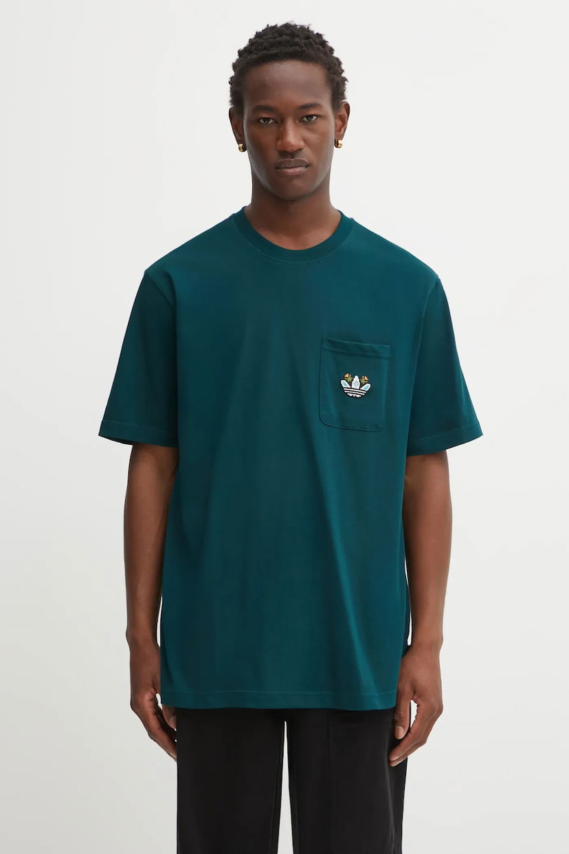 Majica adidas Originals adidas Originals MG LO SS Pocket T-Shirt Zelena | JY2990