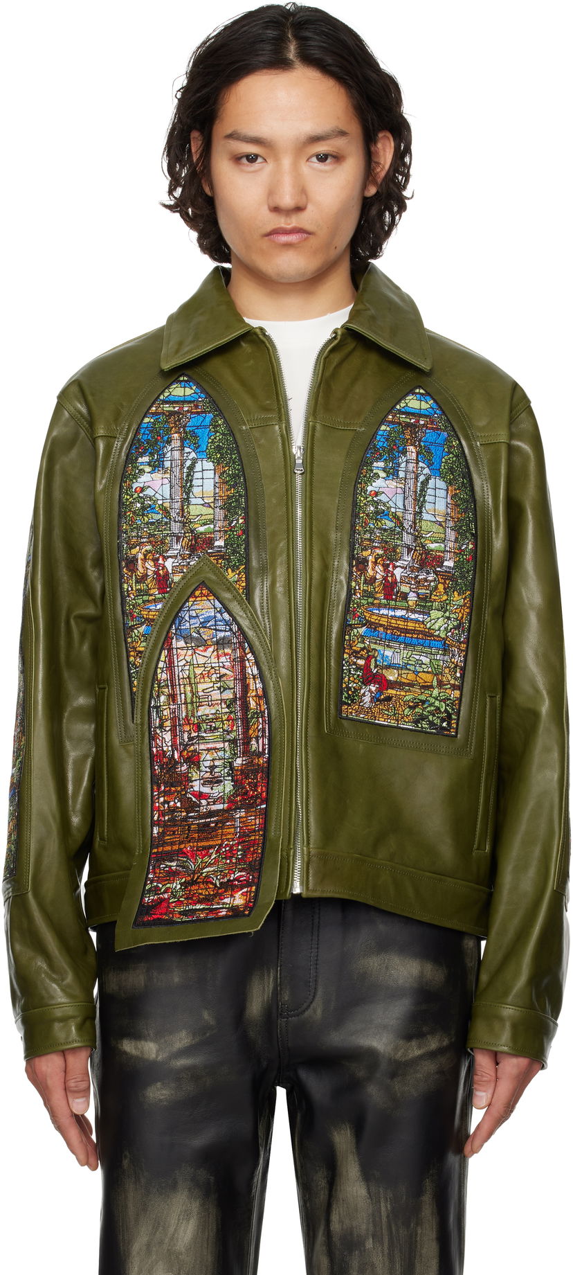 Jakna Who Decides War Who Decides War Eden Leather Jacket Zelena | 1131250011SS25